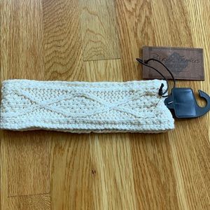 Aran knit headband